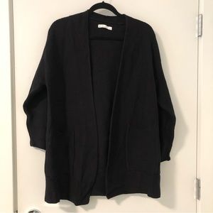 Oak + Fort long woven cardigan